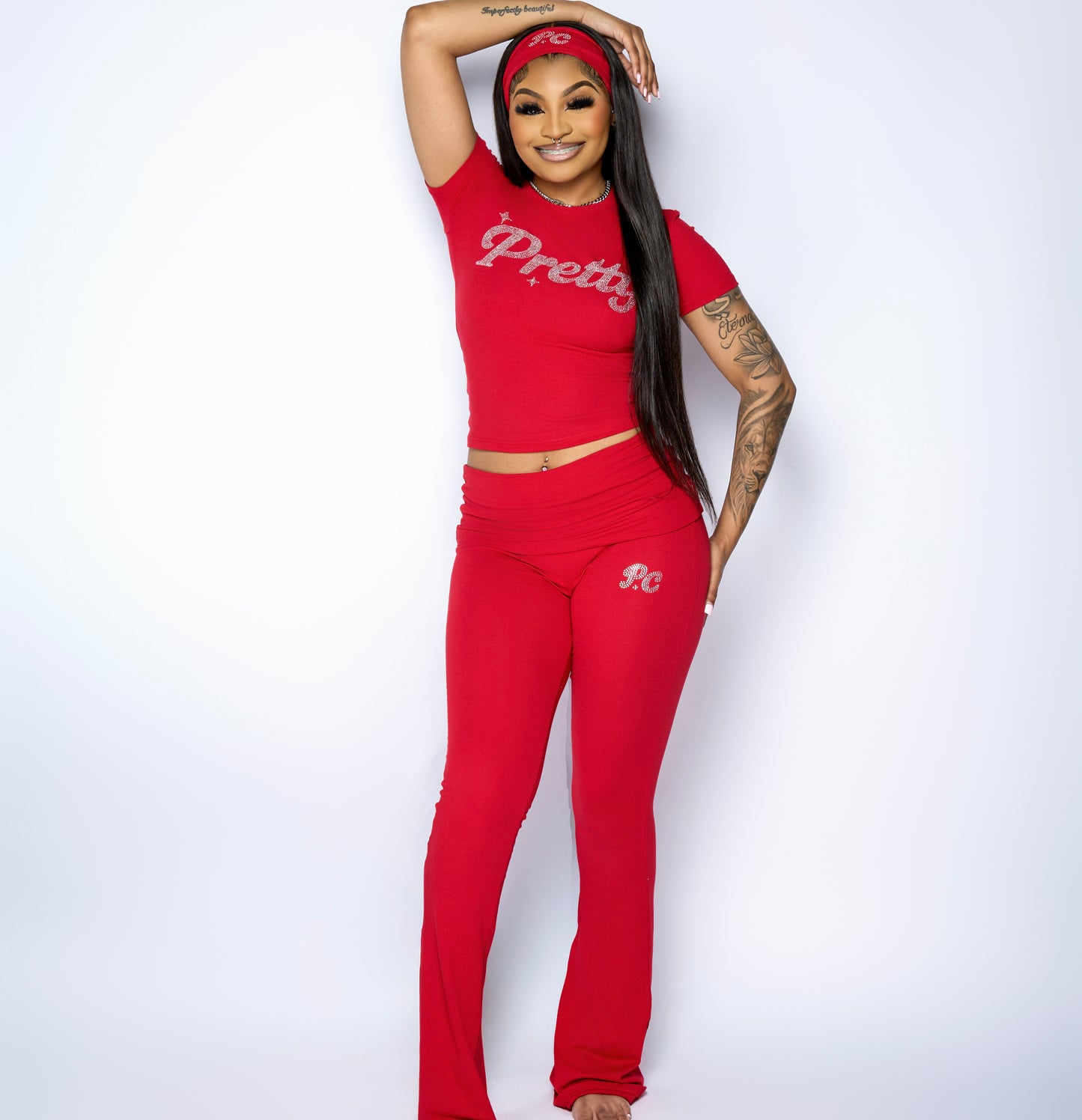 Red Flare Set "Cupid's Crush"