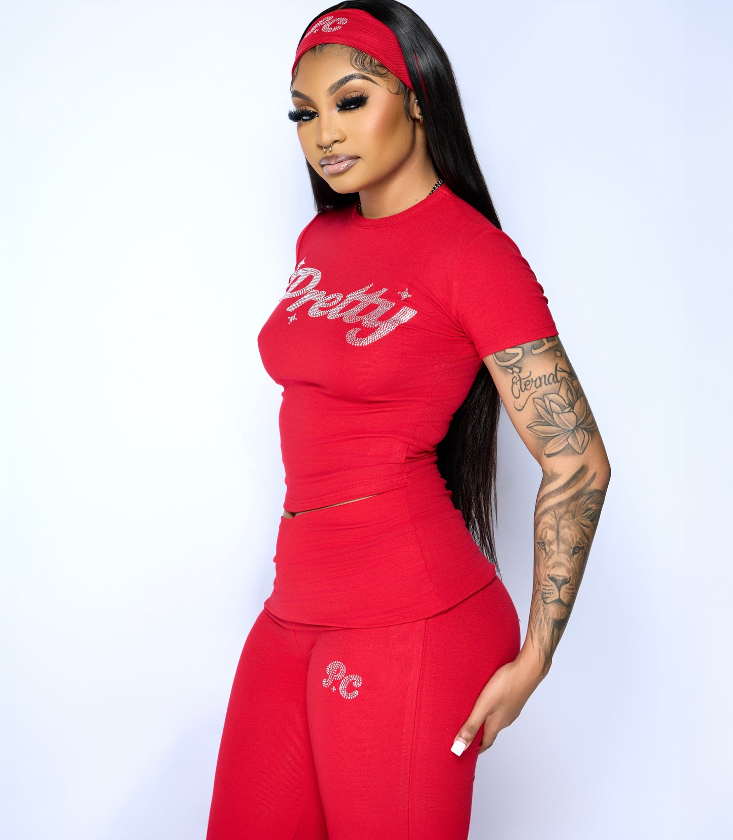 Red Flare Set "Cupid's Crush"